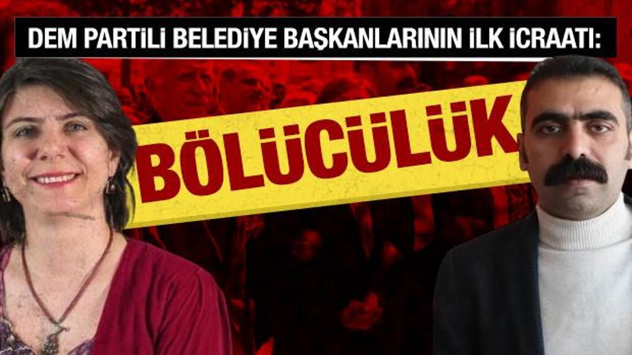 Diyarbakırlı DEM Partili başkanlardan tabela bölücülüğü