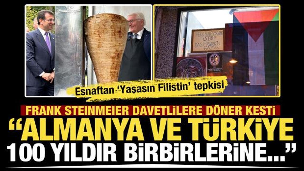Almanya Cumhurbaşkanı Steinmeier davetlilere döner kesti
