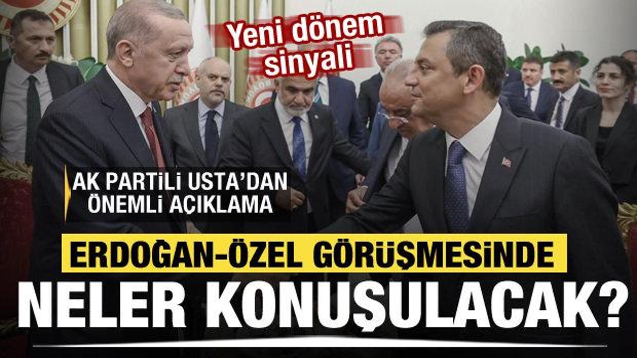 Erdoğan-&Ouml;zel g&ouml;r&uuml;şmesinde neler konuşulacak? AK Partili Usta'dan &ouml;nemli a&ccedil;ıklama