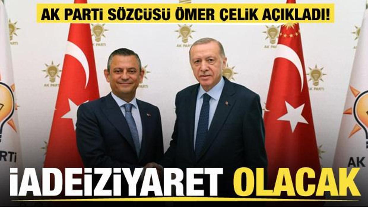 AK Parti Sözcüsü Çelik'ten, Cumhurbaşkanı Erdoğan'ın Özel'i kabulüne ilişkin açıklama