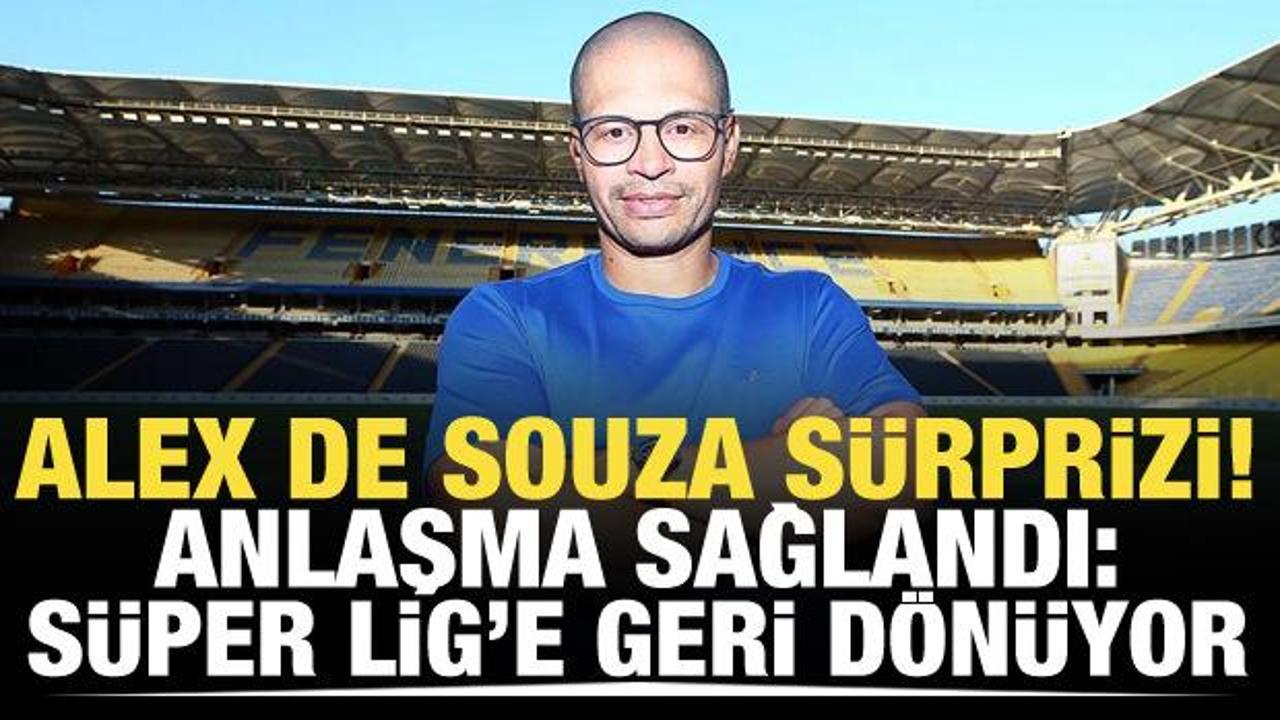 Alex de Souza s&uuml;rprizi! Anlaşma sağlandı: S&uuml;per Lig'e geri d&ouml;n&uuml;yor