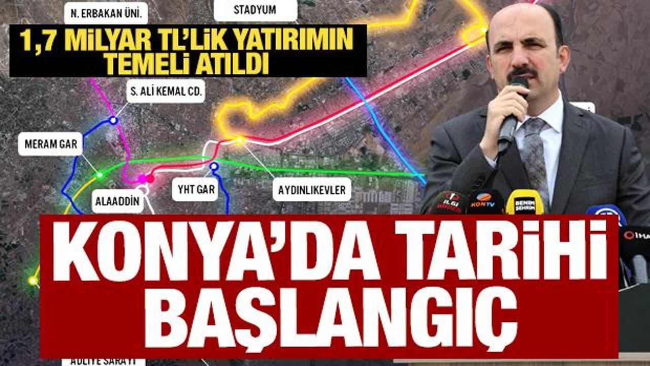 Başkan Altay: “Konya raylı sistemi için tarihi başlangıç yapıyoruz”