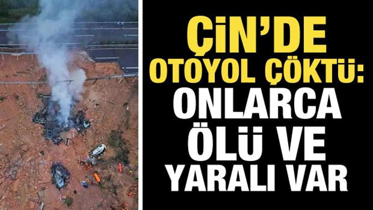 &Ccedil;in'de otoyol &ccedil;&ouml;kt&uuml;: Onlarca &ouml;l&uuml; ve yaralı var