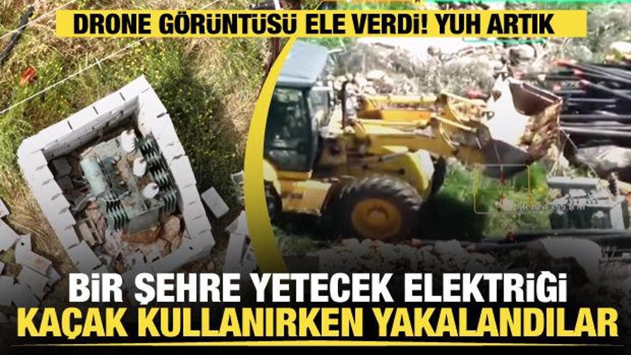 Şanlıurfa'da inanılmaz olay! Bir şehre yetecek elektriği kaçak kullanırken yakalandılar