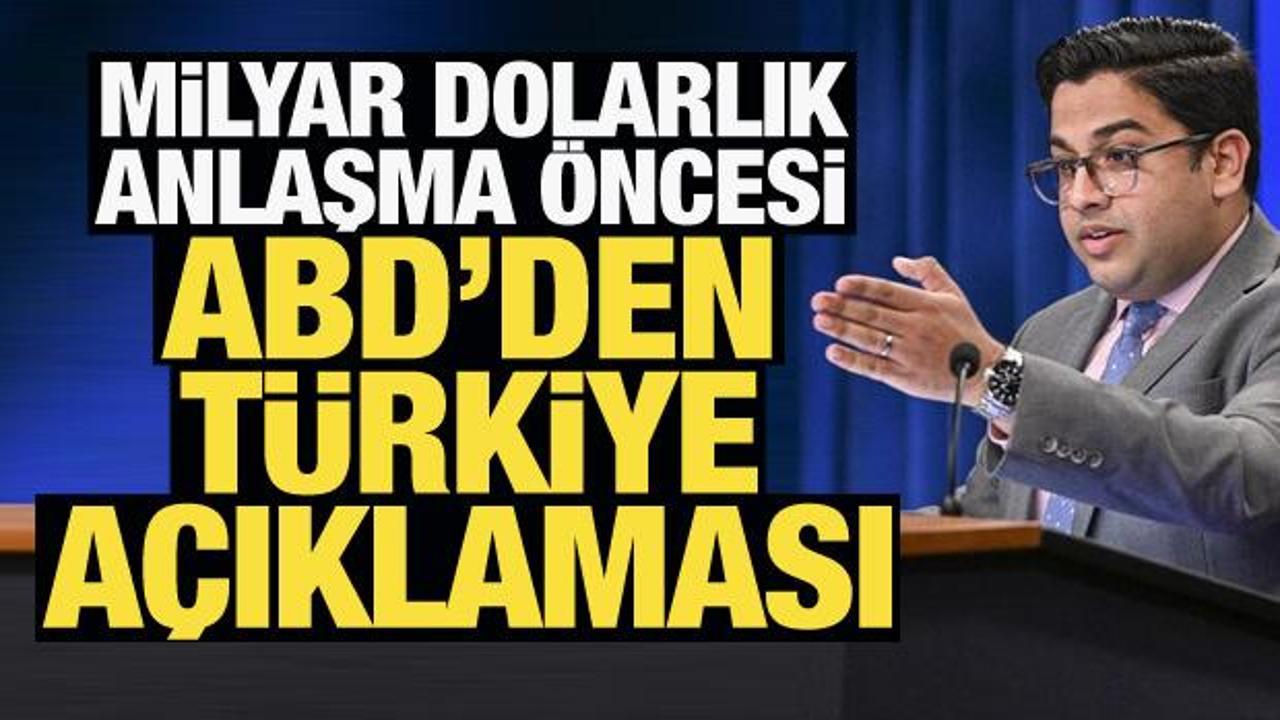 Türkiye'den 36 milyar TL'lik görüşme! ABD'den açıklama geldi