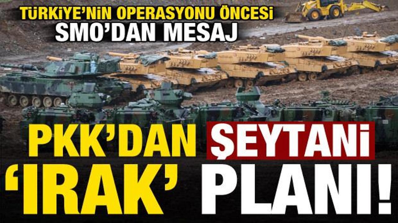 Türkiye'nin operasyonu öncesi PKK'dan şeytani Irak planı!