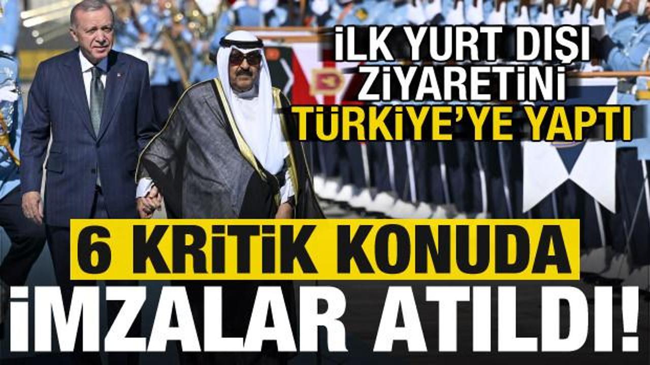 İlk yurt dışı ziyaretini T&uuml;rkiye'ye yaptı! Ankara'da 6 kritik konuda imzalar atıldı...