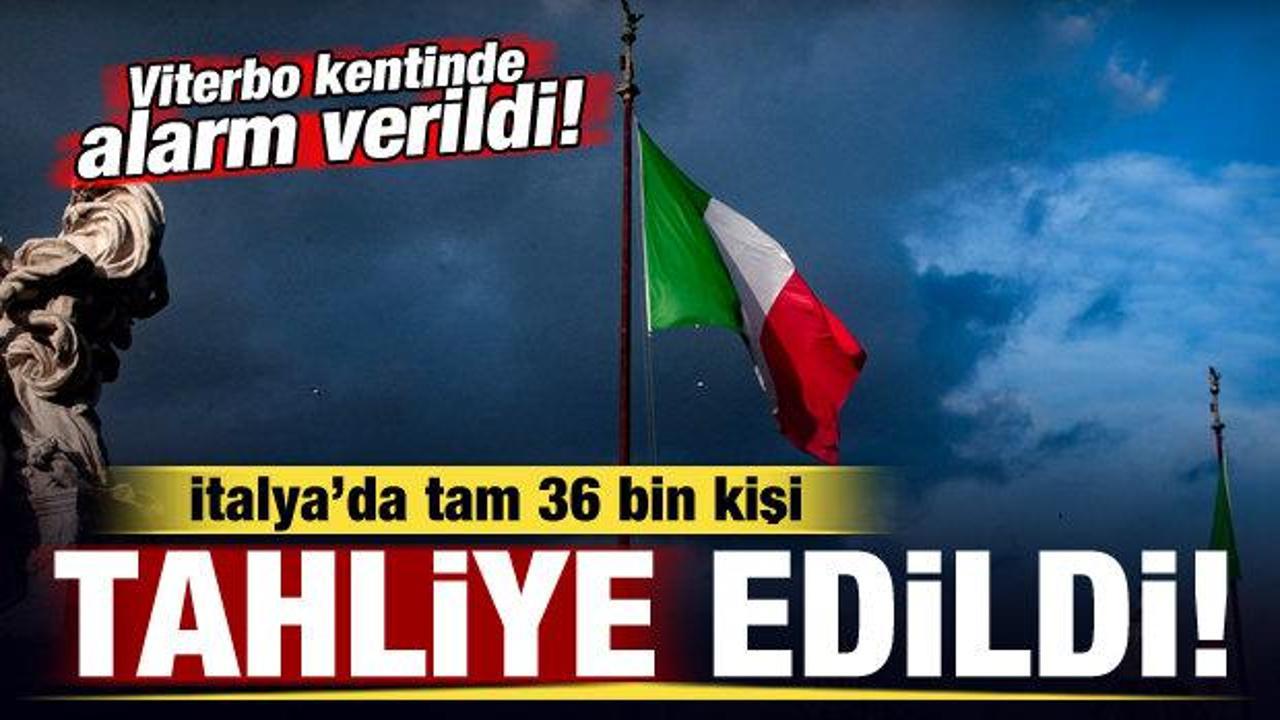 İtalya'da İkinci D&uuml;nya Savaşı alarmı! 36 bin kişi tahliye edildi