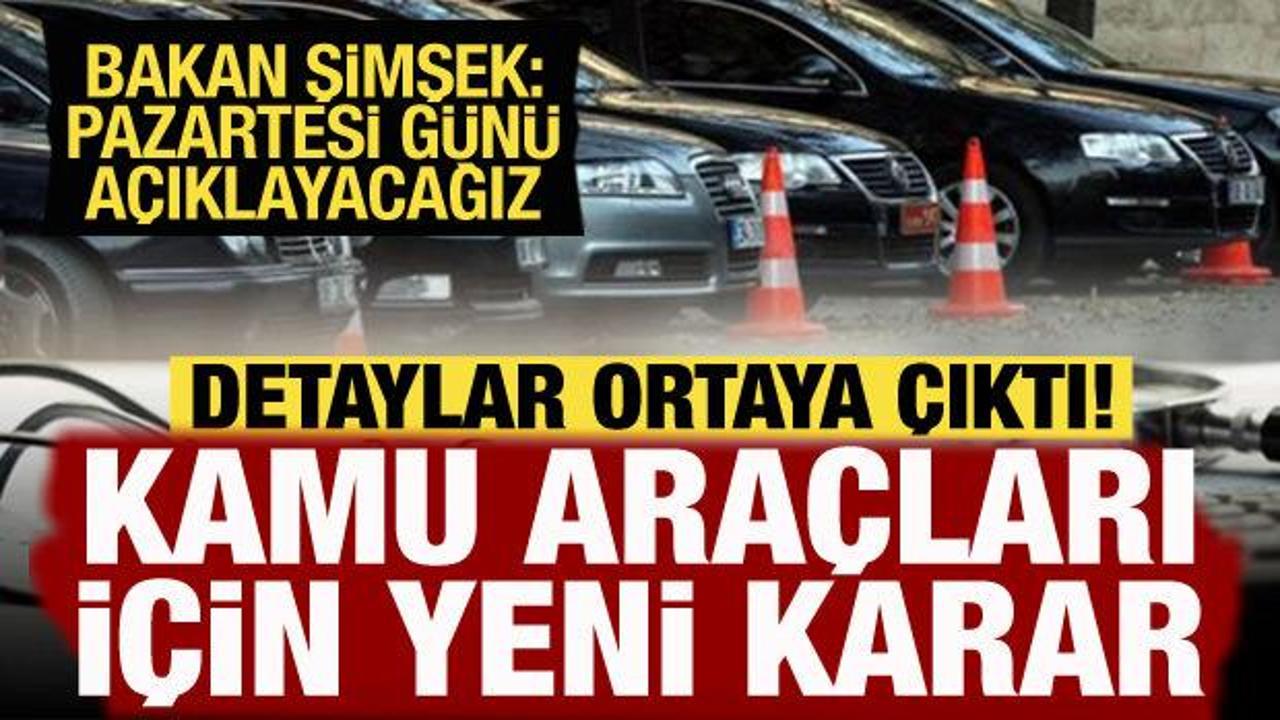 Kamuda tasarruf paketinin detayları belli oldu