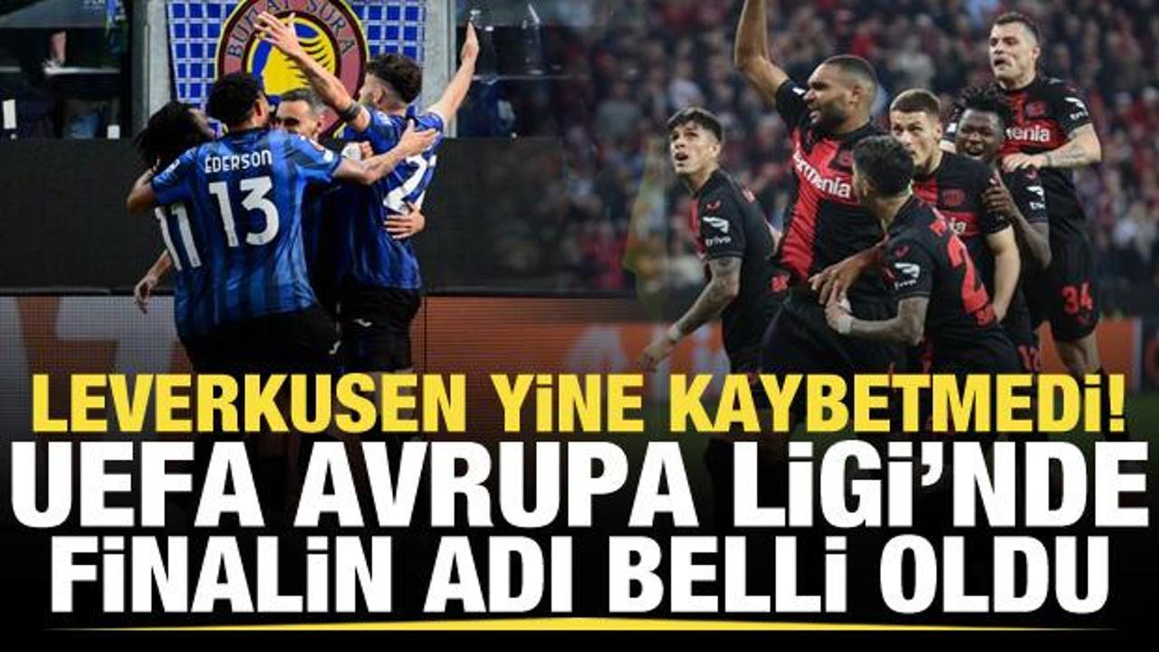 Leverkusen yine kaybetmedi! Avrupa Ligi'nde finalin adı belli oldu