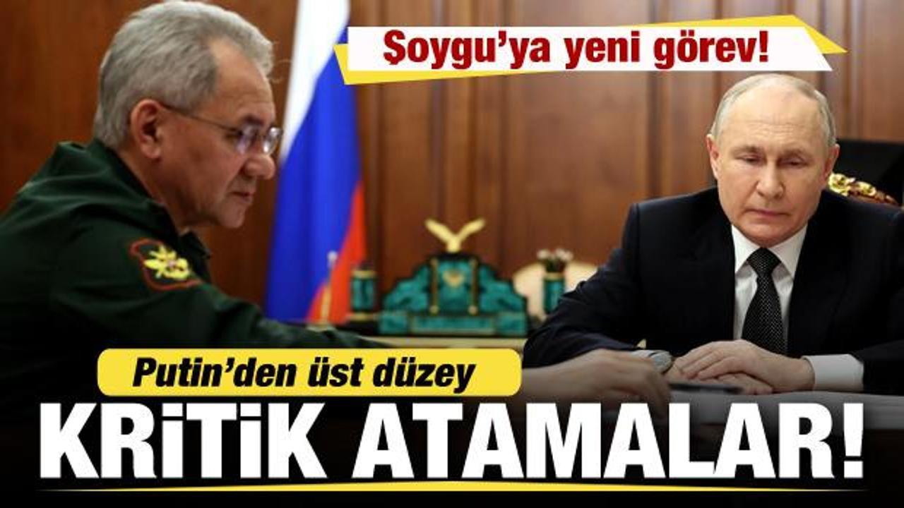 Putin'den &uuml;st d&uuml;zey atama kararları! Şoygu'ya yeni g&ouml;rev