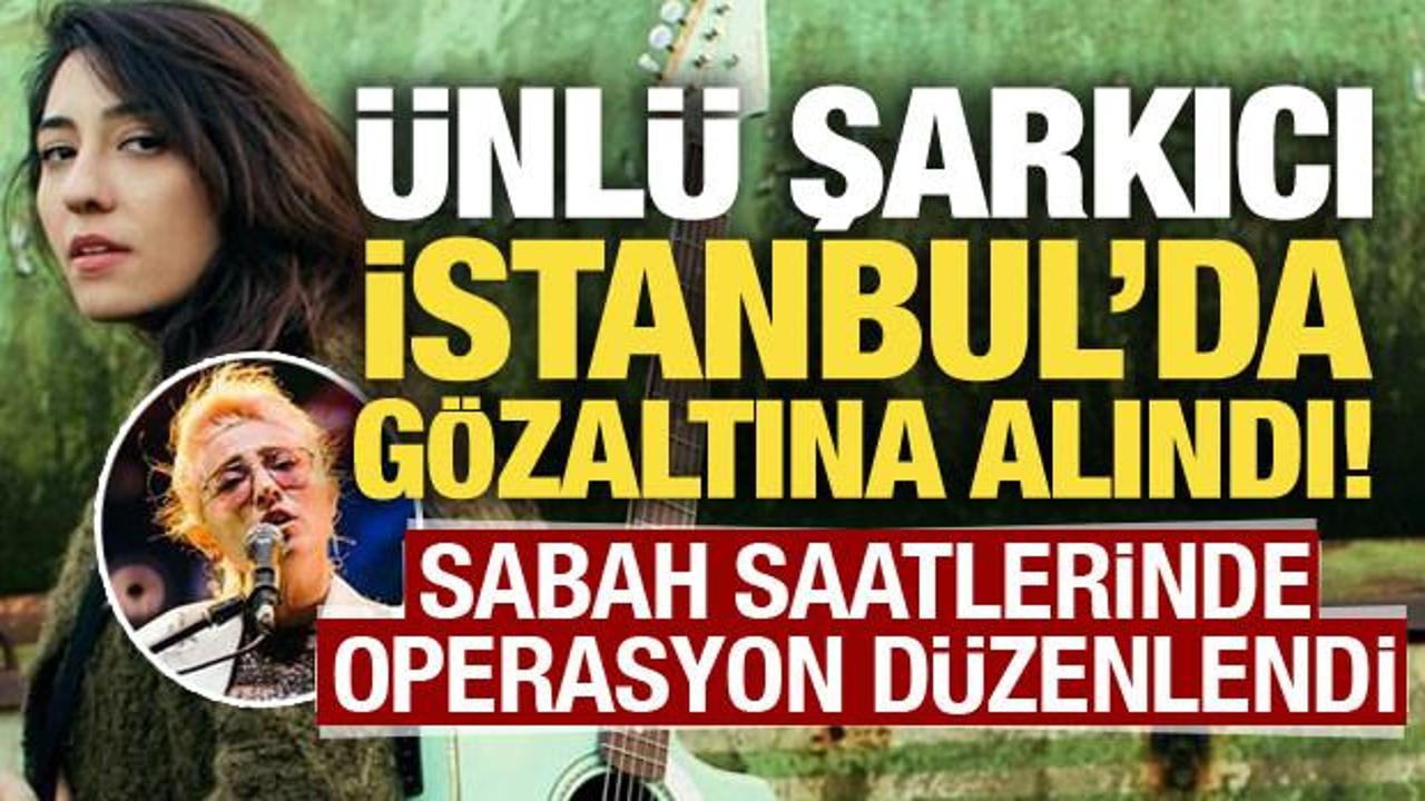 &Uuml;nl&uuml; şarkıcı Kalben Sağdı&ccedil;, İstanbul'daki uyuşturucu operasyonunda g&ouml;zaltına alındı!