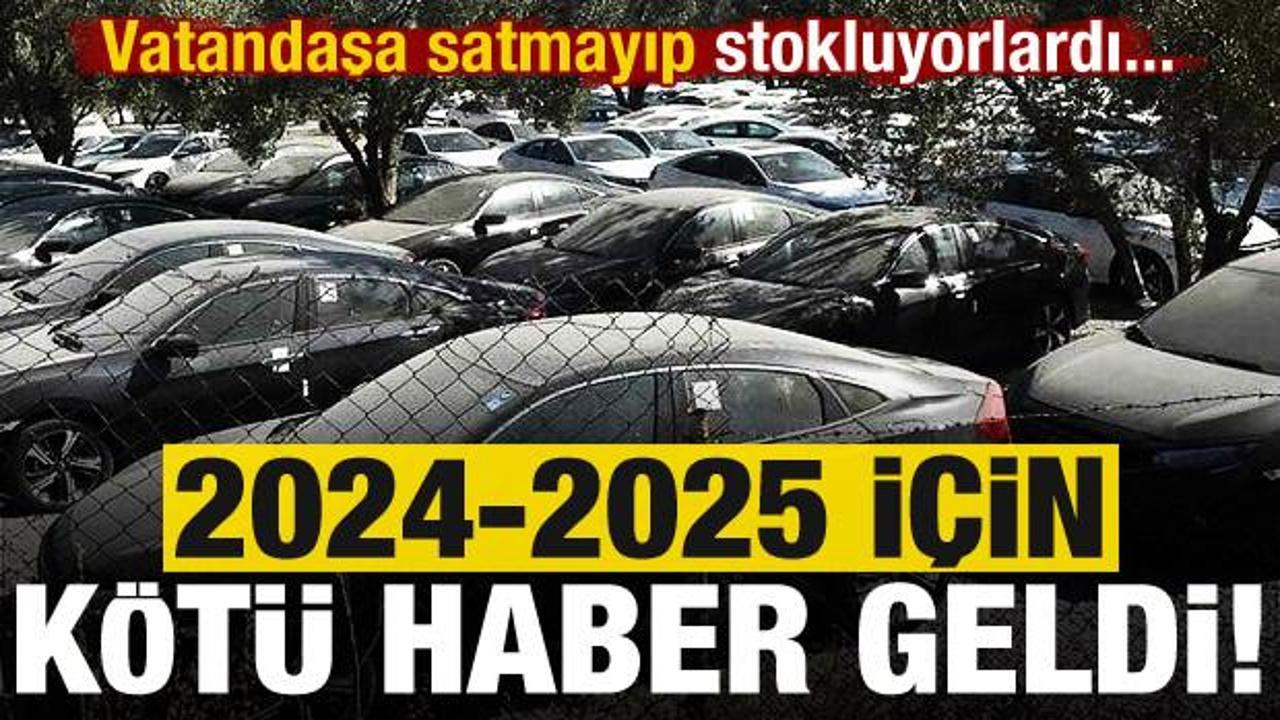 Vatandaşa satmayıp stokluyorlardı! Sektörde 2024-2025 için kötü haber geldi!