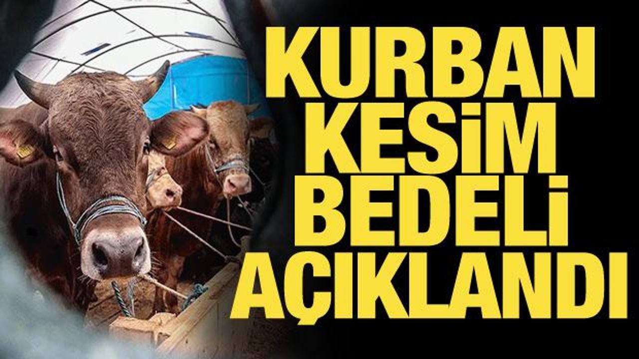 Vekaletle kurban kesim bedeli a&ccedil;ıklandı