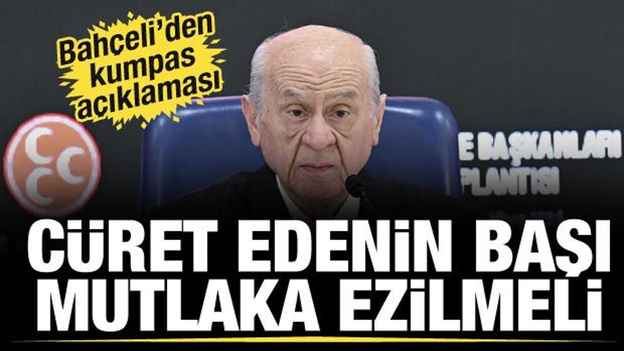 Bahçeli: FETÖ benzeri yapıya müsaade etmeyiz, cüret edenin başı ezilmeli