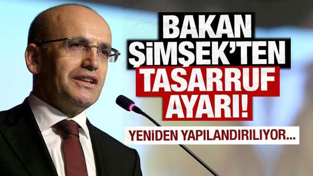 Bakan Şimşek açıkladı: Yeniden yapılandırılıyor! Gereksiz harcamalar önlenecek...