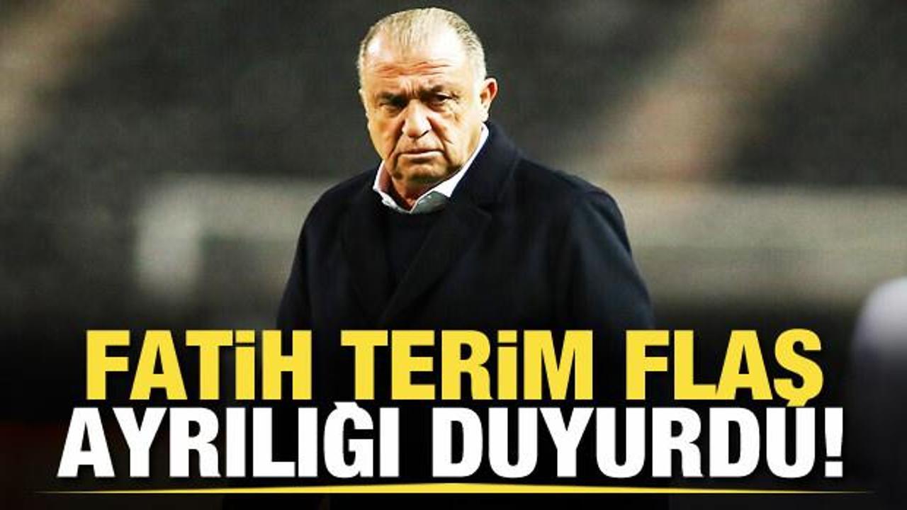 Fatih Terim flaş ayrılığı duyurdu!