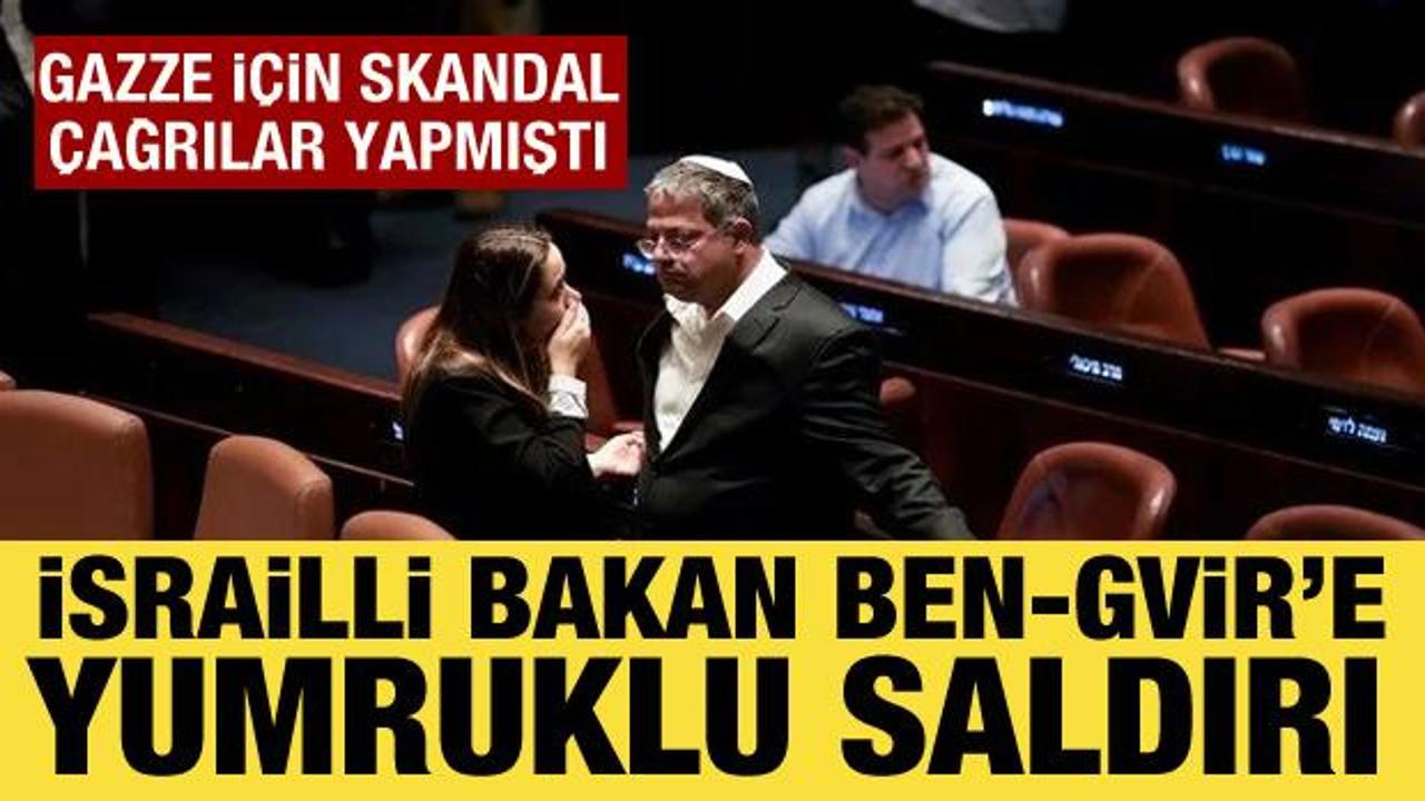 İsrail'de Güvenlik Kabinesi karıştı: Aşırı sağcı Ben-Gvir'e yumruklu saldırı