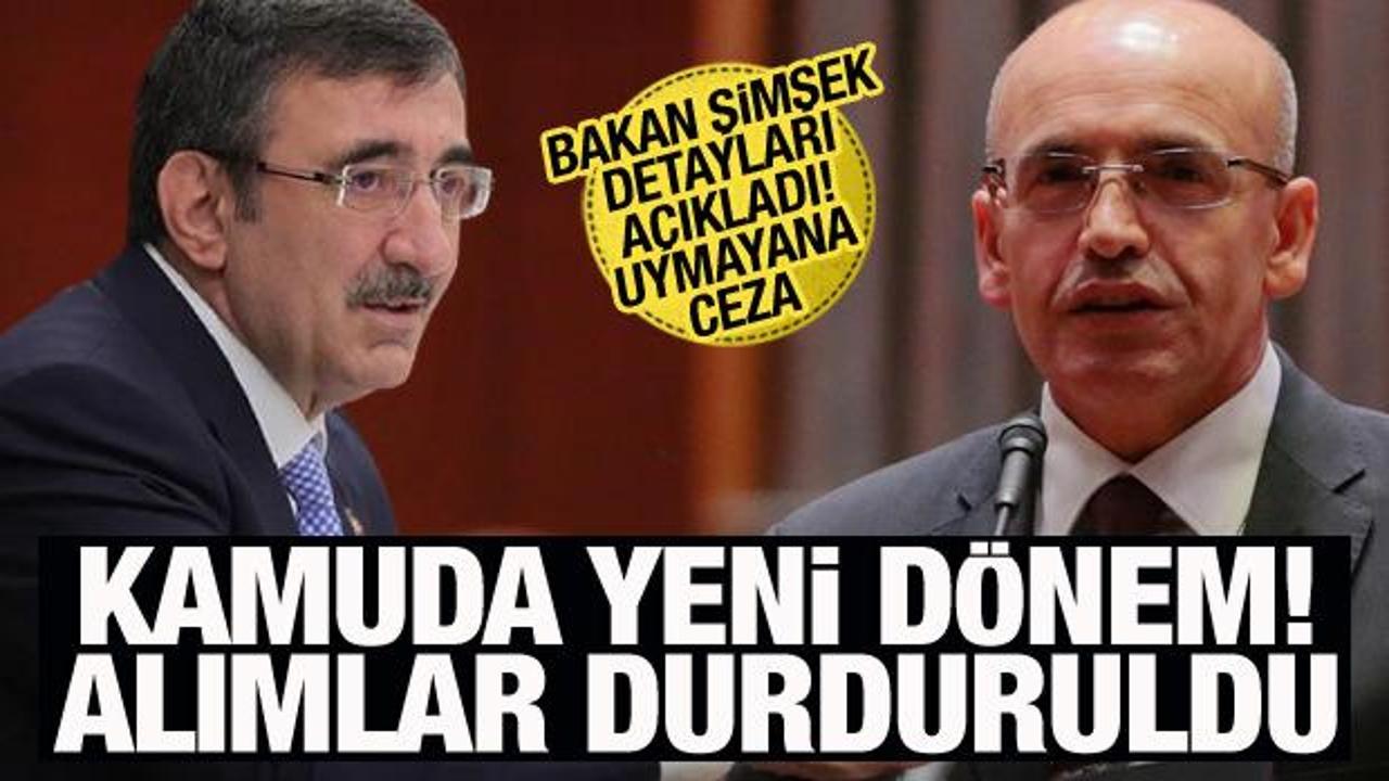 Kamuda tasarruf dönemi başlıyor: İşte alınan tedbirler