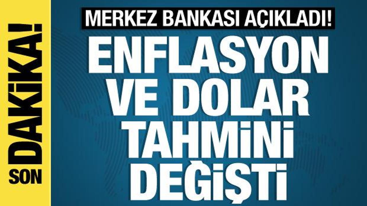 Merkez Bankası'nın enflasyon beklentisi belli oldu