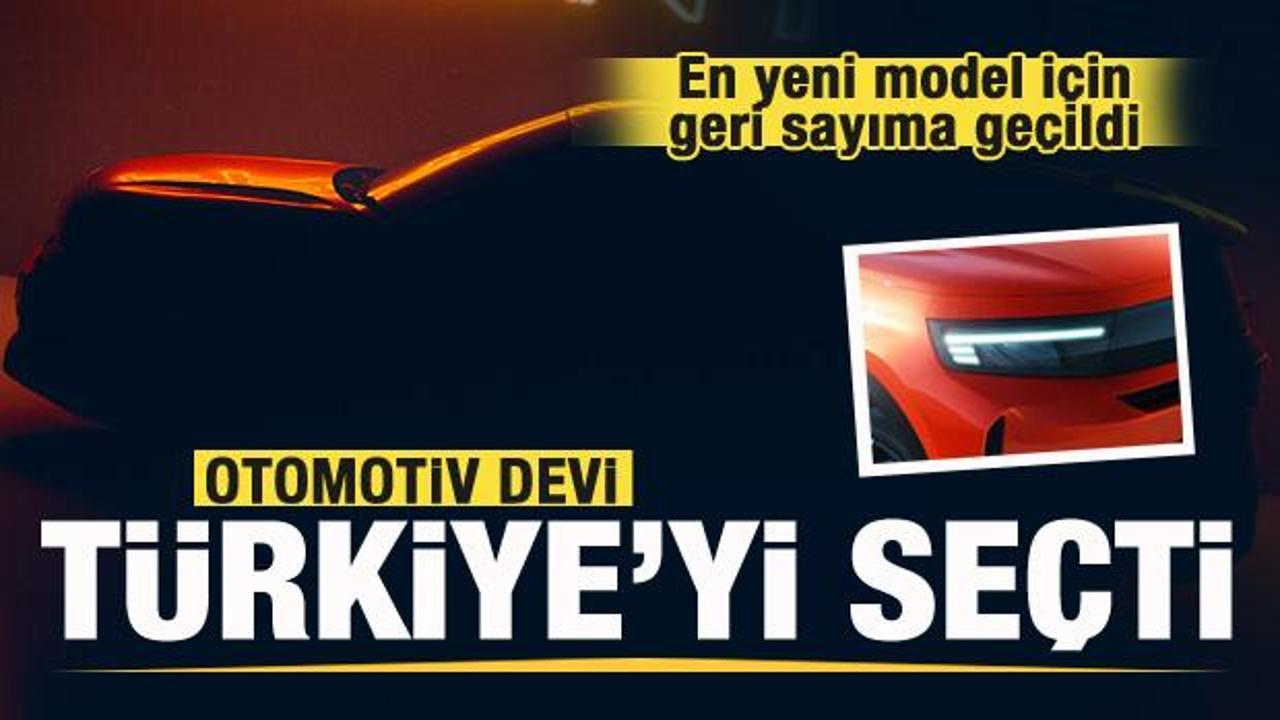 Otomotiv devi Opel geri sayıma ge&ccedil;ti! &Ouml;nc&uuml; modeli Frontera T&uuml;rkiye'den d&uuml;nyaya tanıtılacak