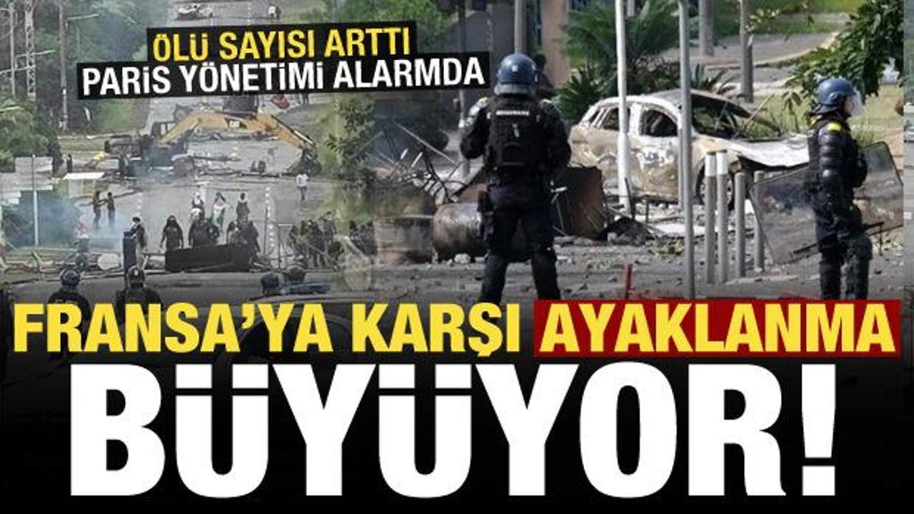 Paris'e karşı ayaklanma b&uuml;y&uuml;yor: 4 kişi &ouml;ld&uuml;...