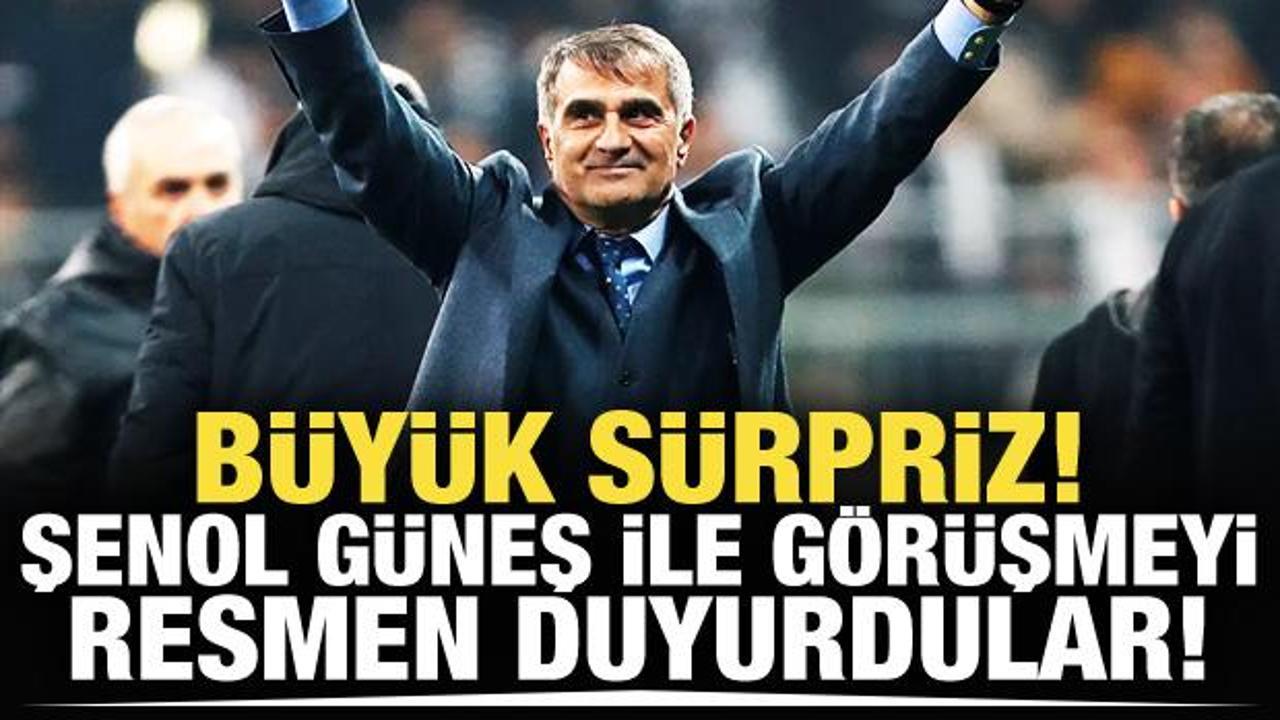 Şenol Güneş'i resmen duyurdular! İmza an meselesi