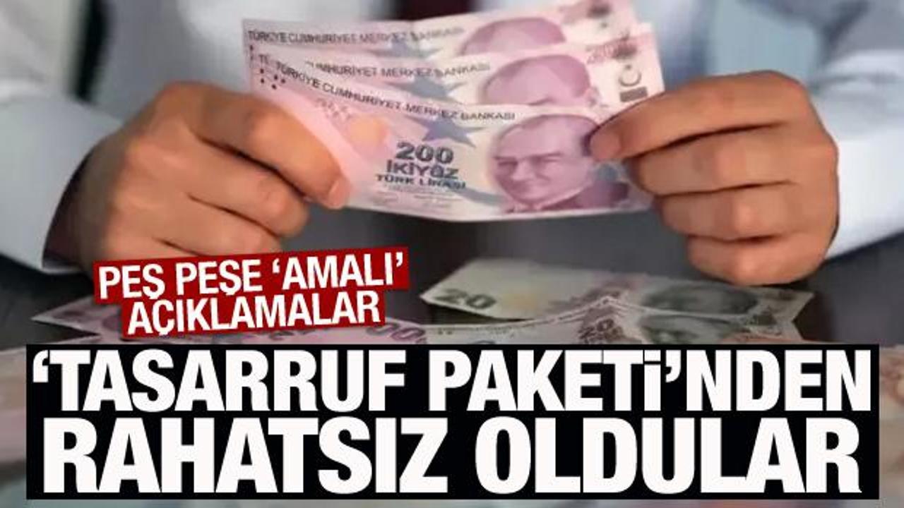 Tasarruf  Tedbir Paketi'ne CHP ve memur sendikalarından ilk tepki