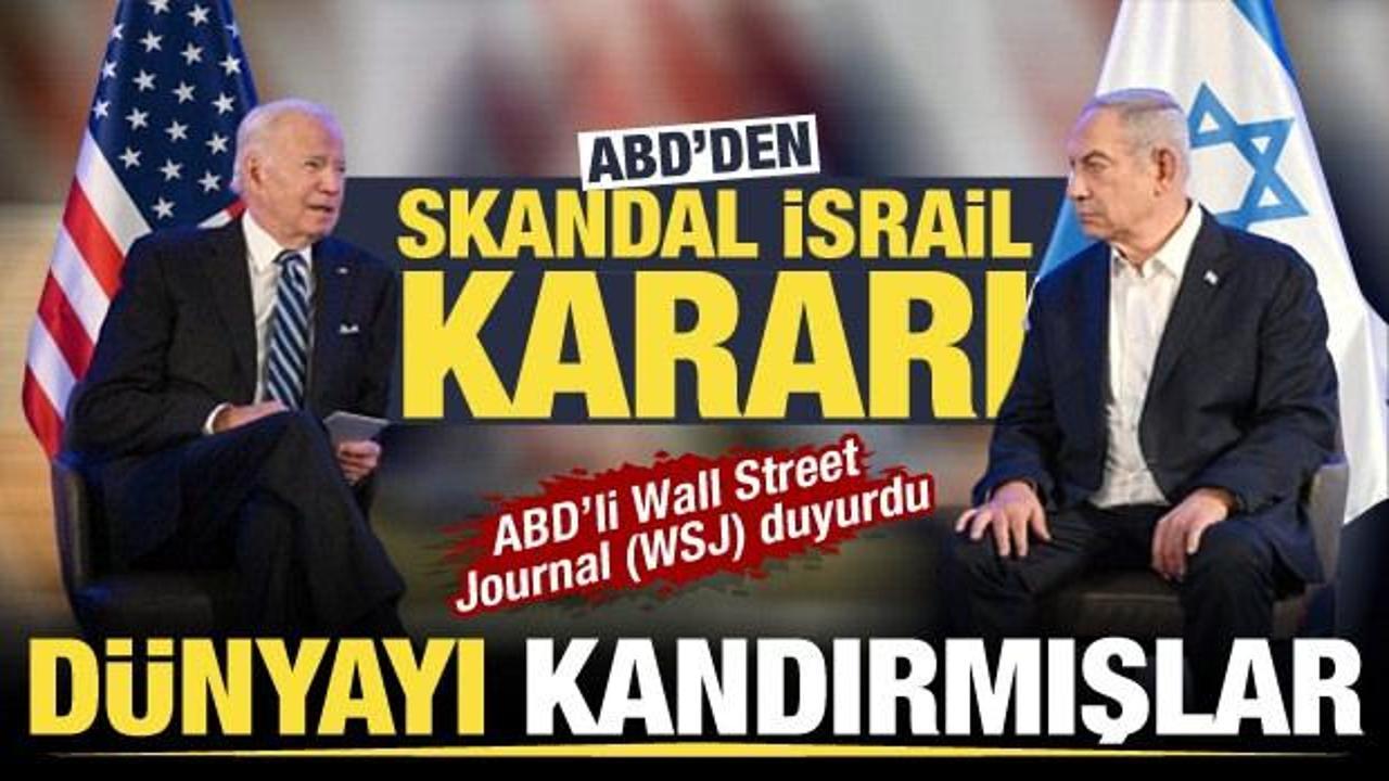 Tüm dünyanın gözünü boyamışlar! ABD'li gazete Joe Biden'ın İsrail kararını yazdı