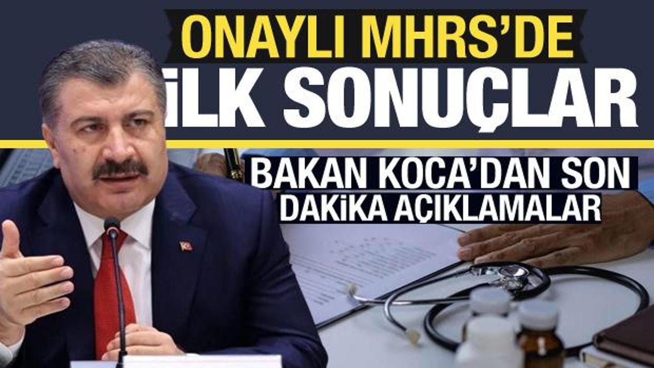 Bakan Koca'dan son dakika yeni randevu sistemi açıklaması!