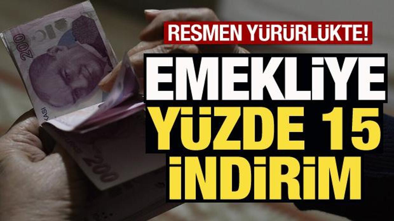 Emekliye "memur" indirimi Resmi Gazete'de