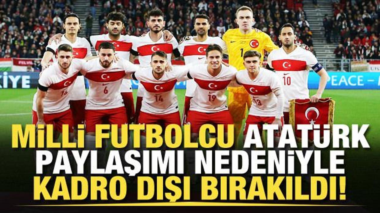 Samet Akaydın, Atat&uuml;rk paylaşımı nedeniyle kadro dışı bırakıldı!