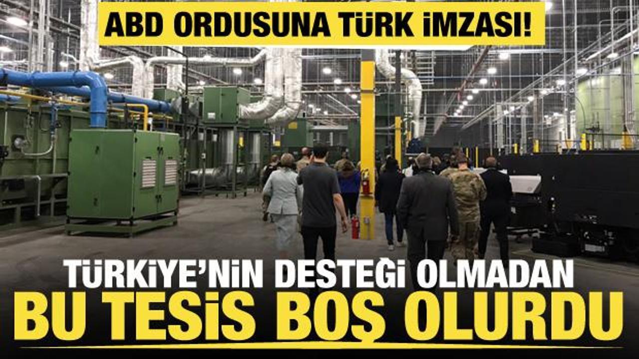 ABD ordusuna T&uuml;rk imzası! 