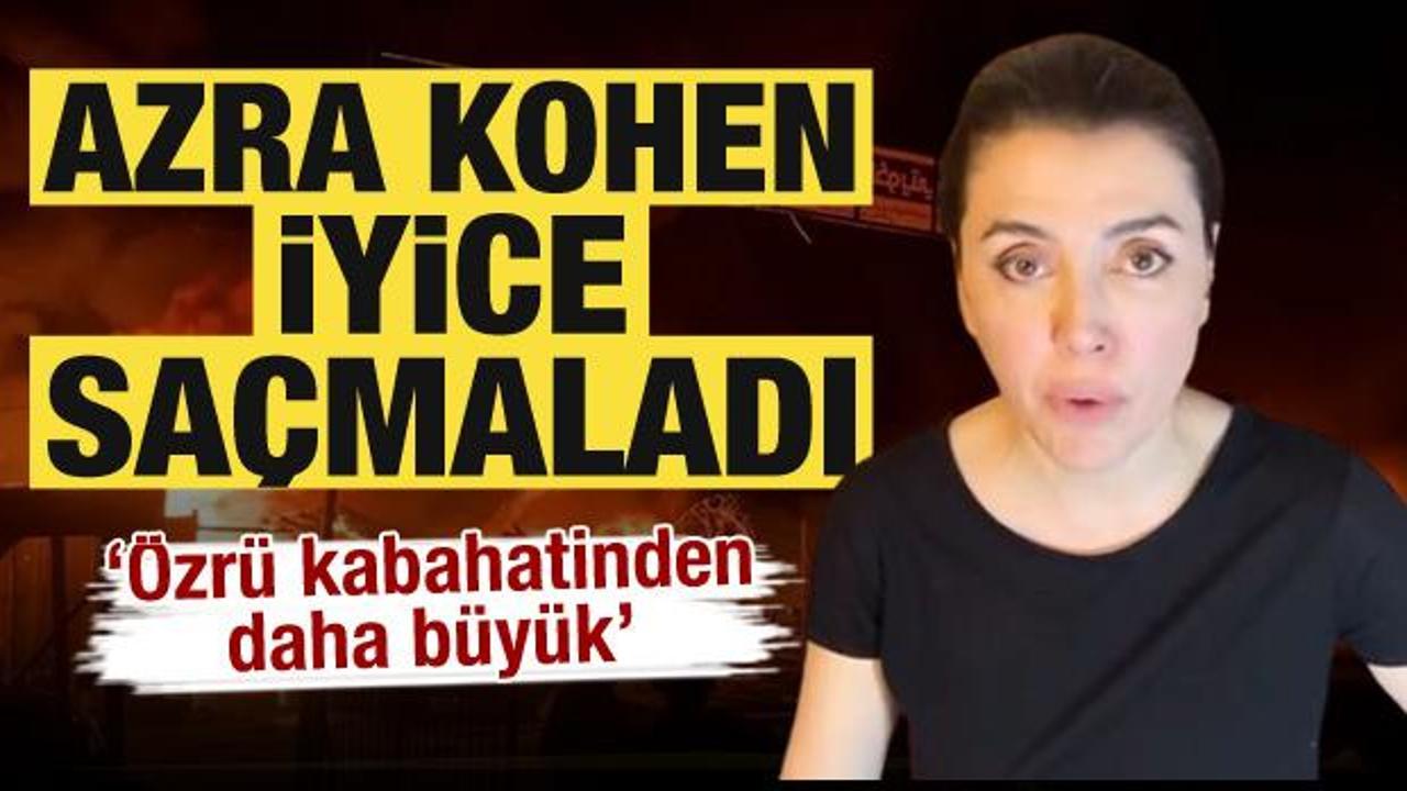 Azra Kohen iyice sa&ccedil;maladı! "&Ouml;zr&uuml; kabahatinden b&uuml;y&uuml;k"