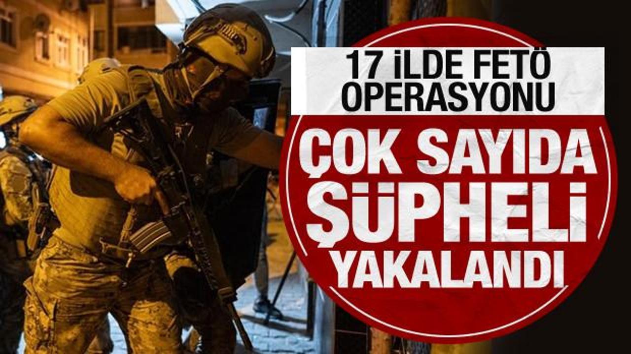 FETÖ'ye 'Kıskaç-18' operasyonu: Çok sayıda şüpheli yakalandı!