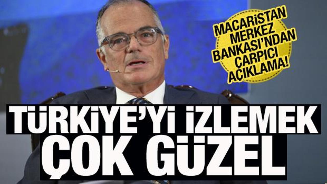 Macaristan Merkez Bankası'ndan Türkiye açıklaması: İzlemek çok güzel