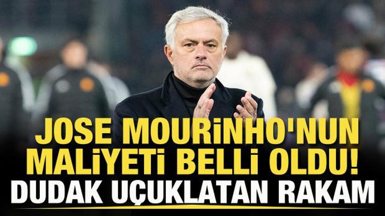 Mourinho'nun maliyeti belli oldu! Dudak u&ccedil;uklatan rakam...