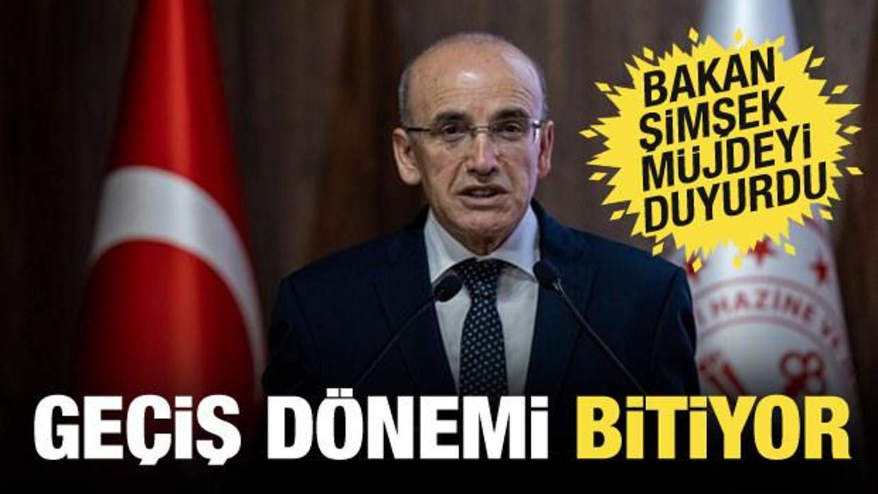 Son Dakika... Bakan Şimşek: Enflasyonda geçiş dönemi sona eriyor