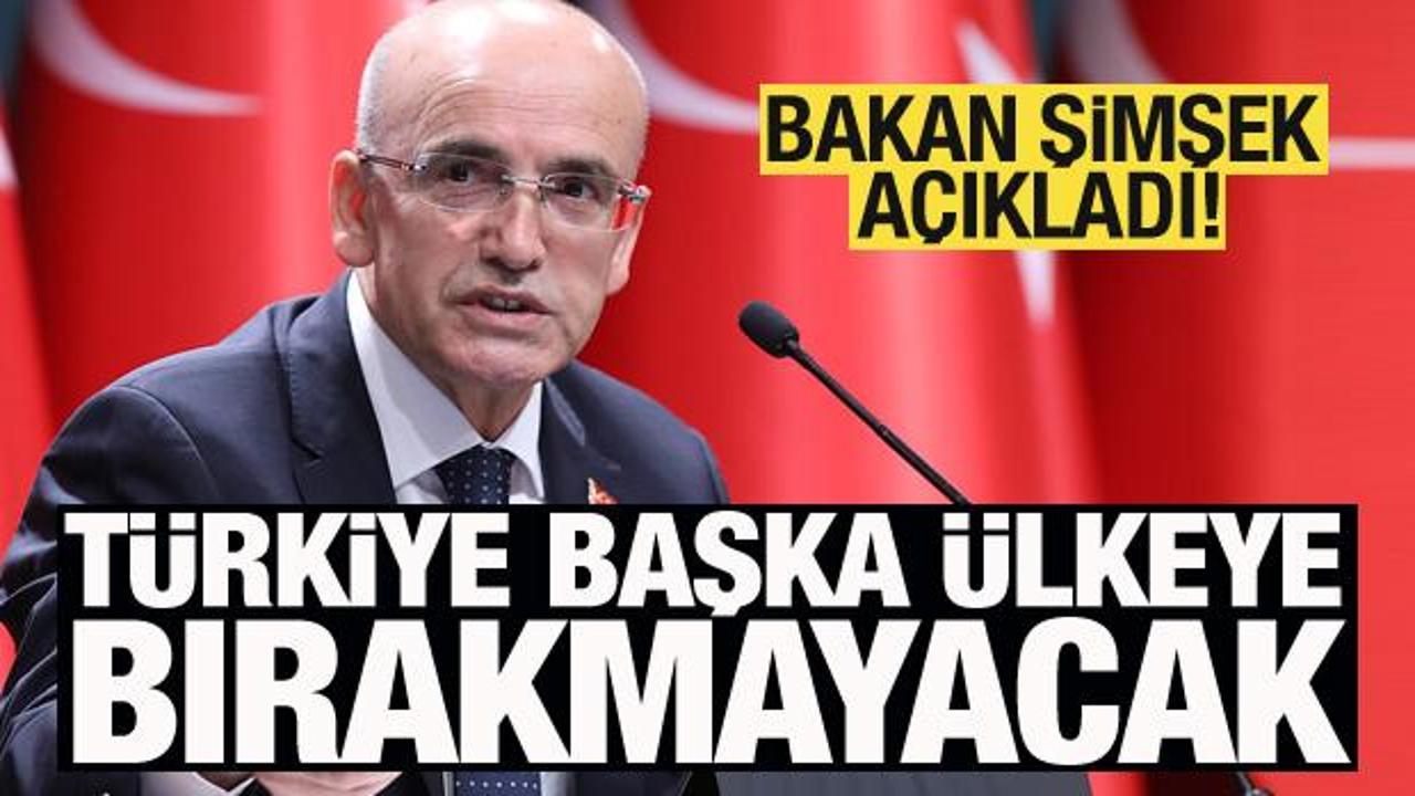 Türkiye, hak ettiği vergiyi başka bir ülkeye bırakmayacak! Bakan Şimşek açıkladı