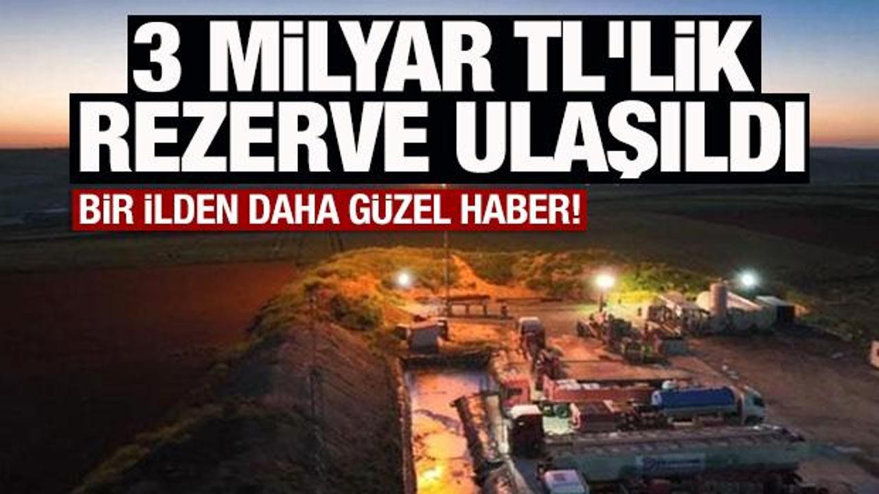 Bir ilden daha g&uuml;zel haber! 3 milyar TL'lik doğal gaz rezervine ulaşıldı