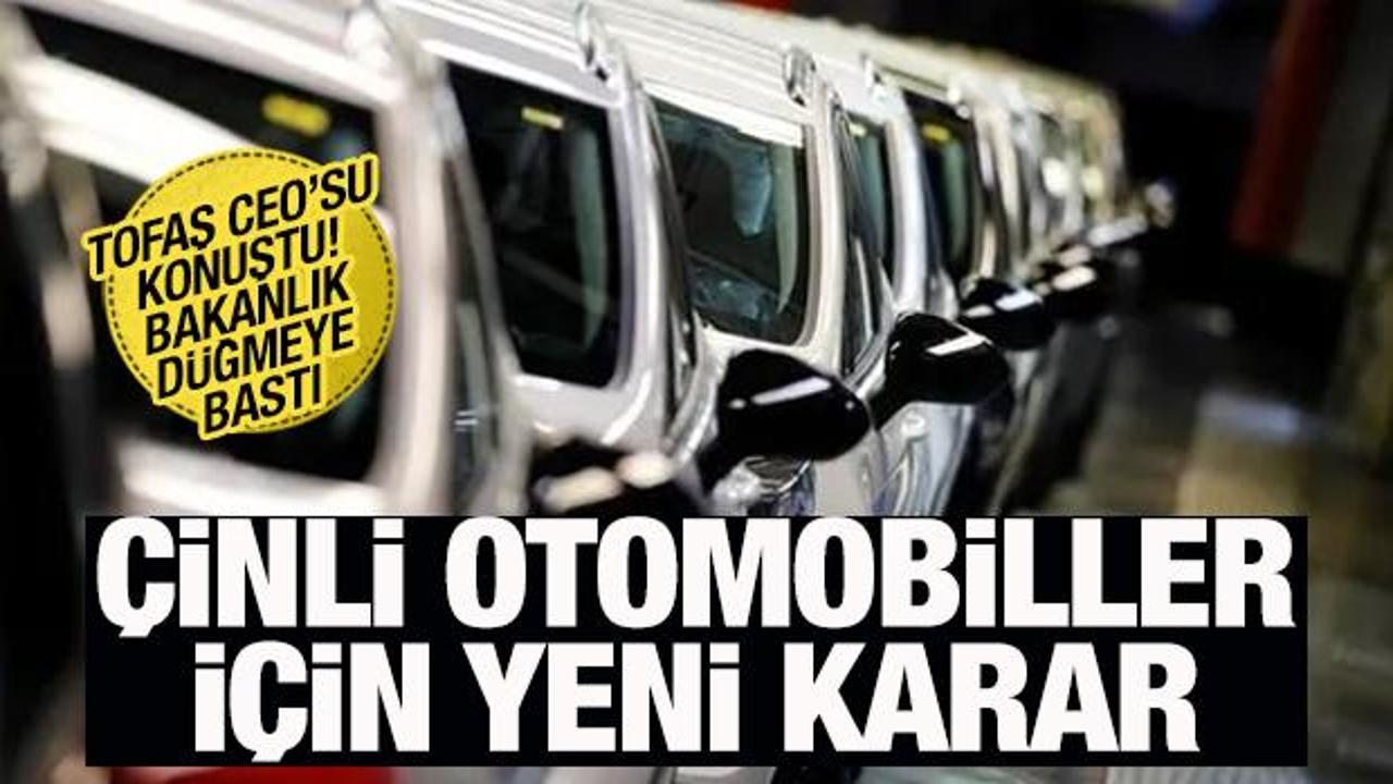 Çin menşeli otomotiv ithalatına ek vergi