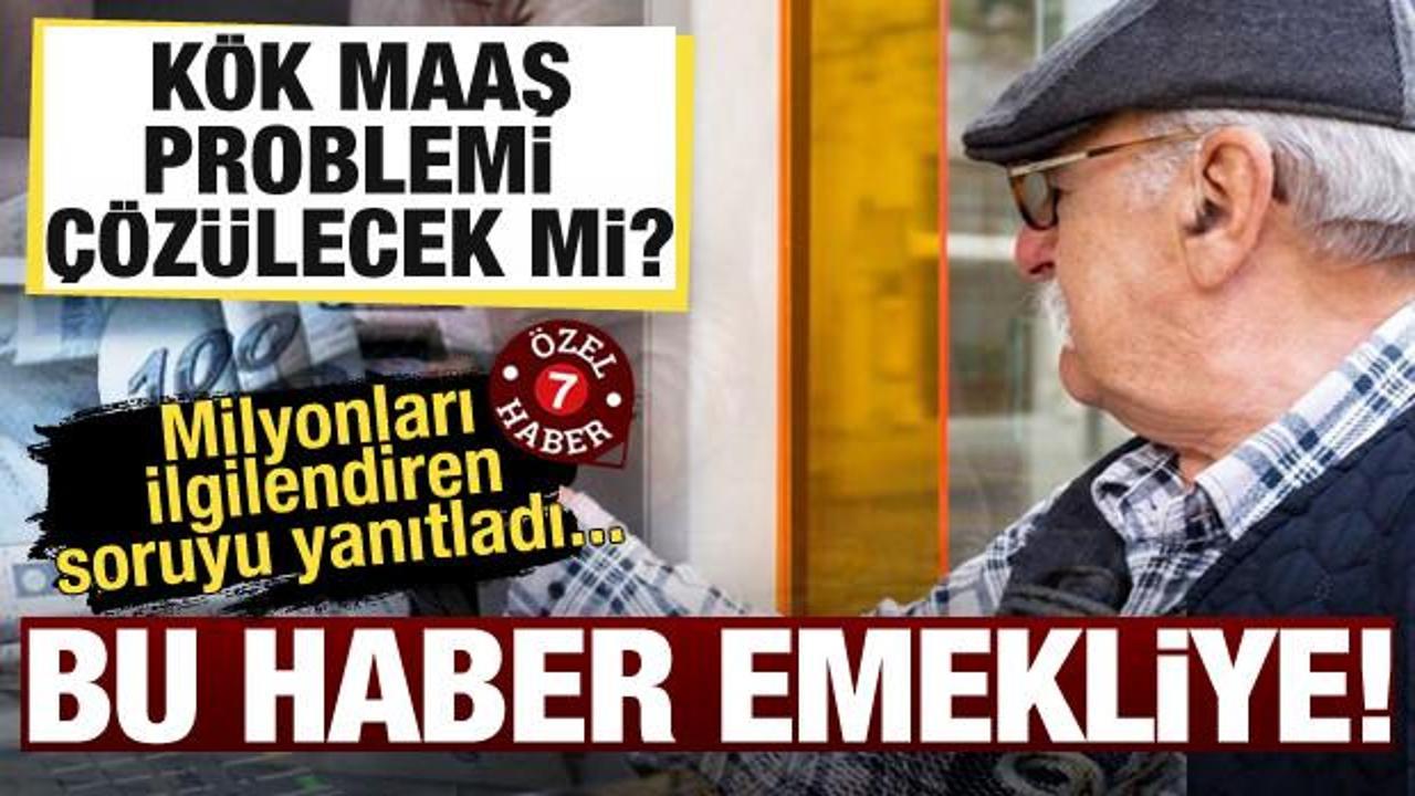 Emekliler dikkat: Milyonları ilgilendiriyor… Kök maaş problemi çözülecek mi? 