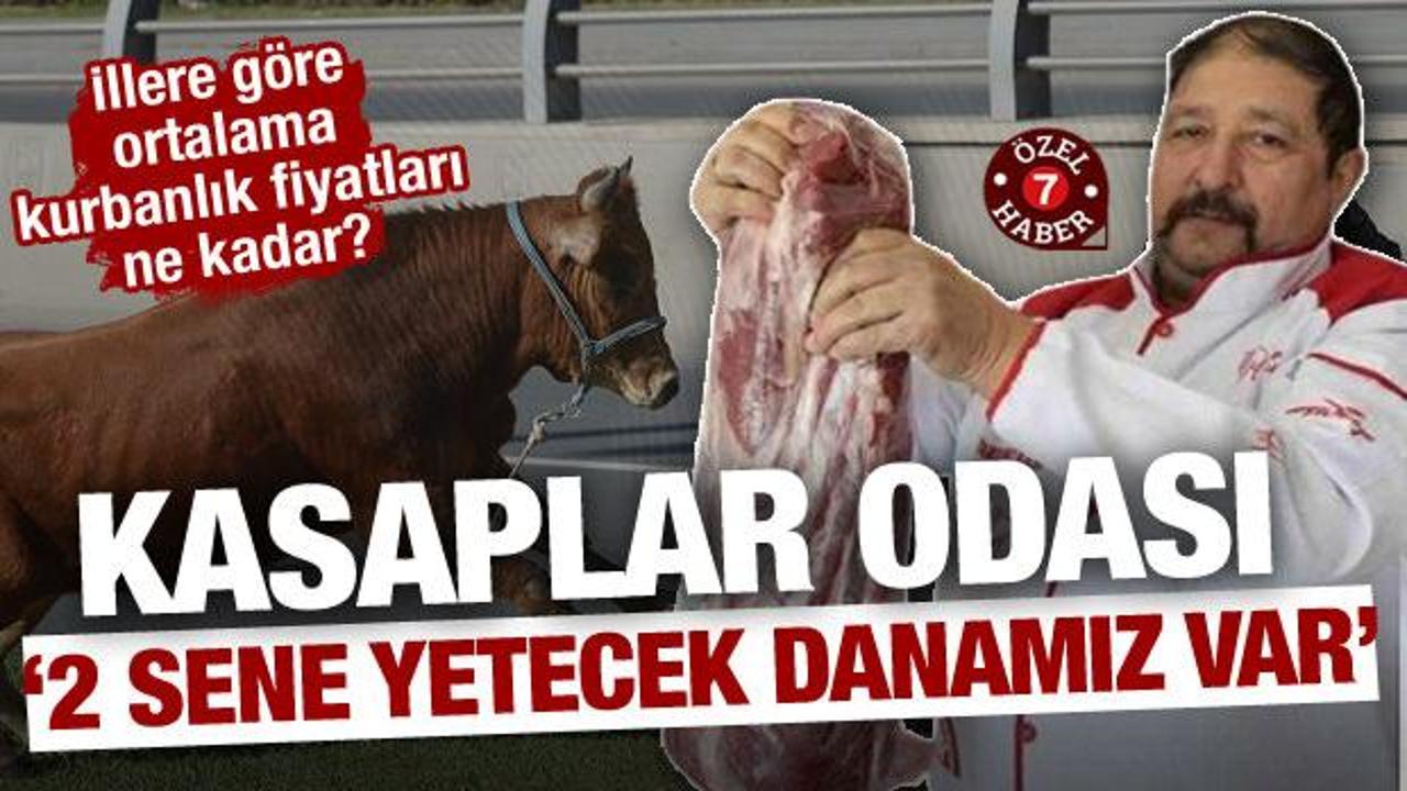Kasaplar Odası &lsquo;2 sene yetecek danamız var&rsquo; diyerek a&ccedil;ıkladı! İşte 2024 kurban fiyatları