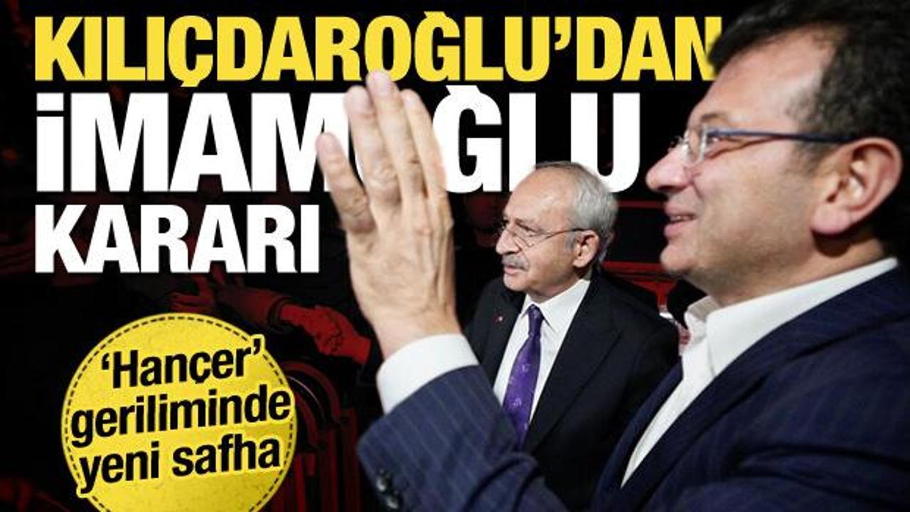 Kılıçdaroğlu ve İmamoğlu'dan ‘hançer’ buluşması 