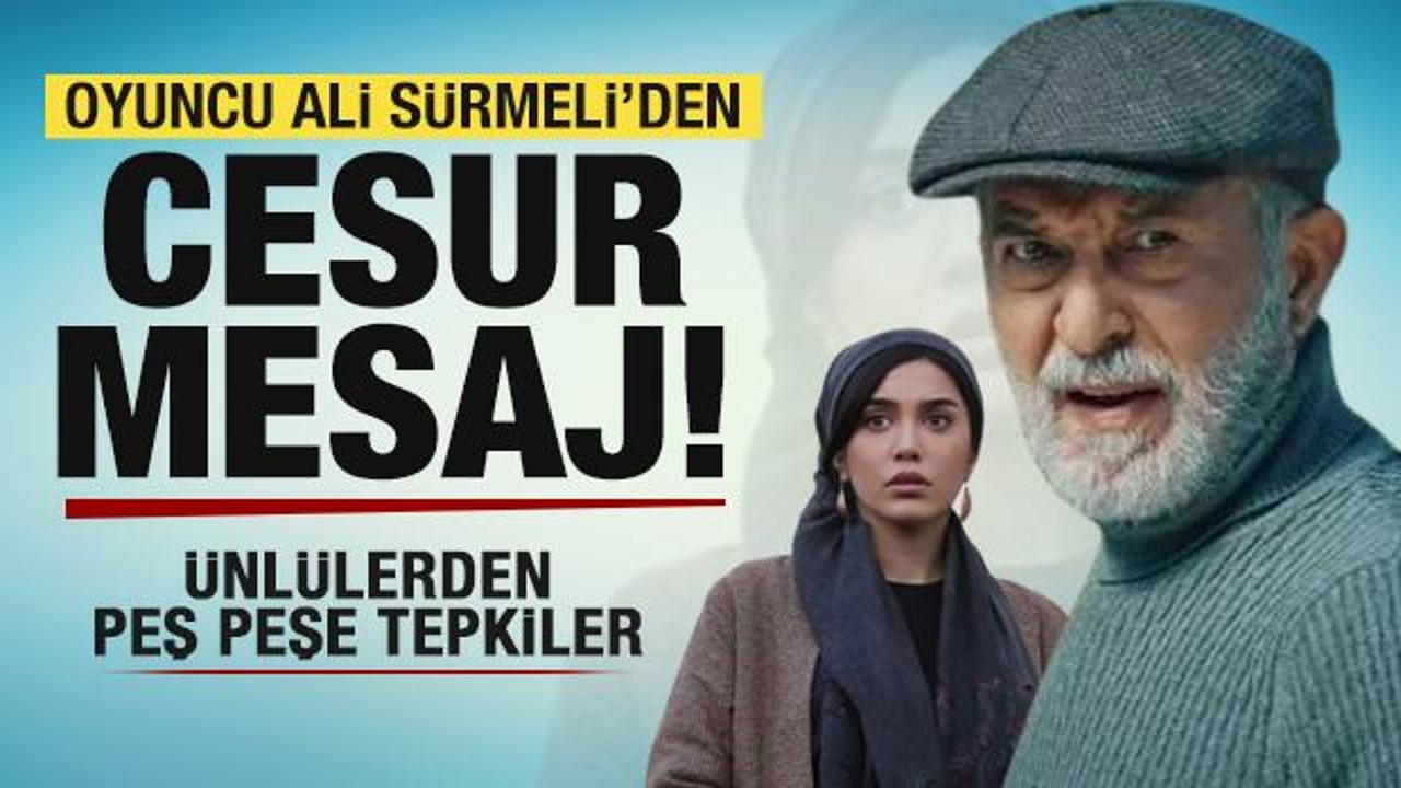 Oyuncu Ali S&uuml;rmeli festivalde tepkisini koydu: O lanetli ırka...