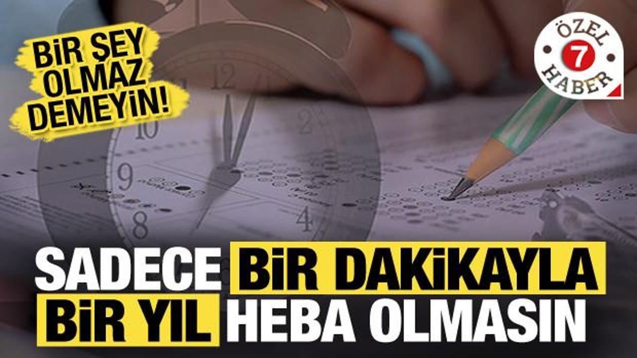 Sınav g&uuml;n&uuml; kapıdan d&ouml;nmemek i&ccedil;in bunlara dikkat!