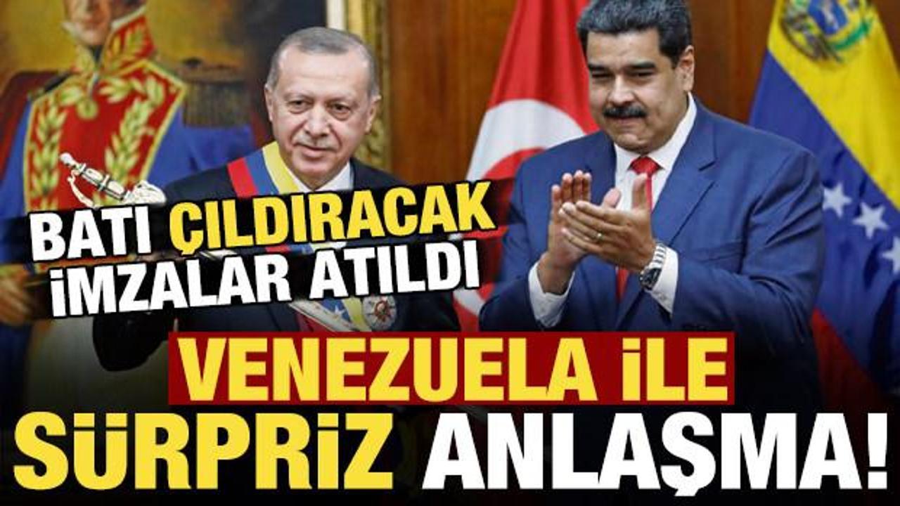 Türkiye ile Venezuela arasında sürpriz anlaşma! Batı çıldıracak, imzalar atıldı...