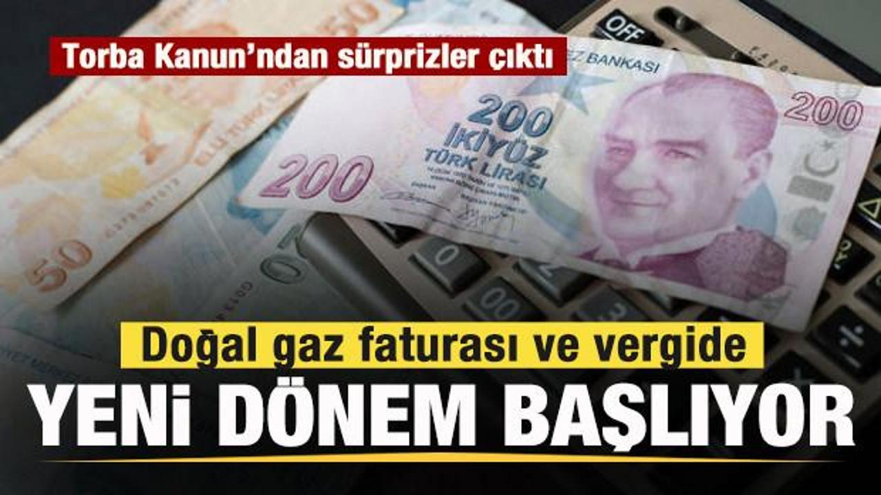 Vergiden enerjiye kadar her şey değişiyor! Fatura tarifelerinde yeni dönem