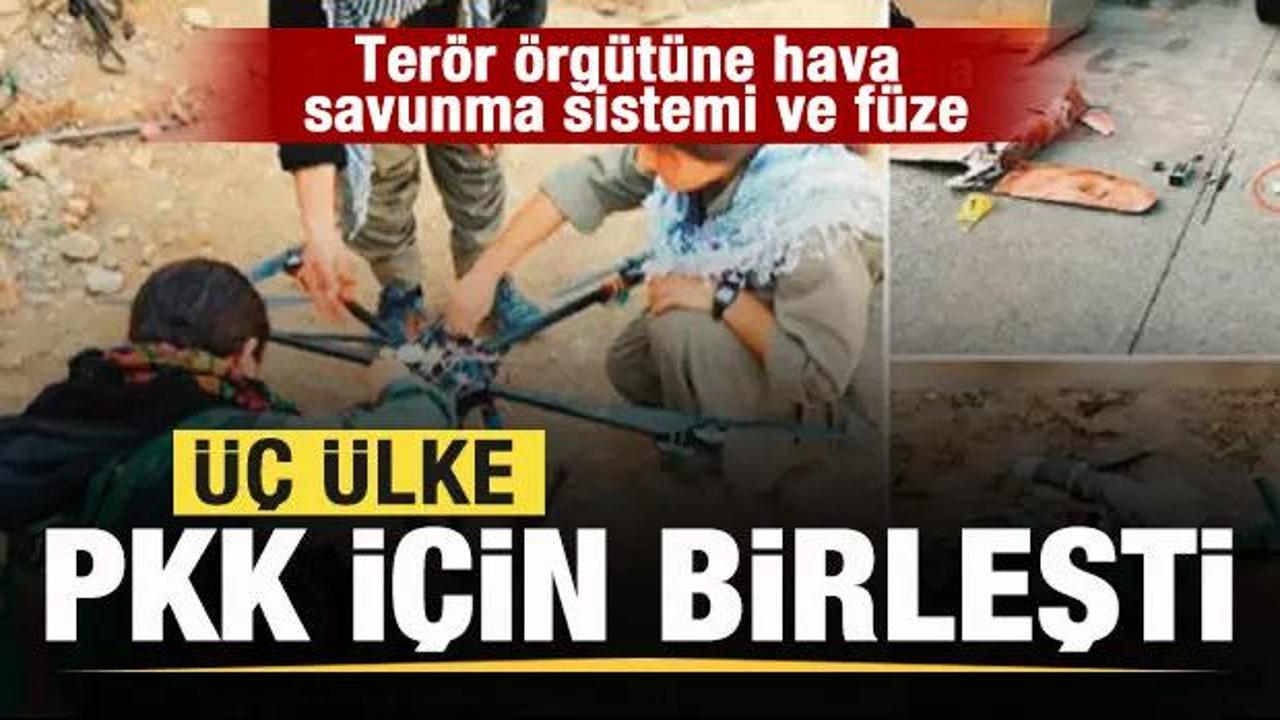 ABD İran ve Almanya PKK için birleşti! Terör örgütüne hava savunma sistemi ve ve füze