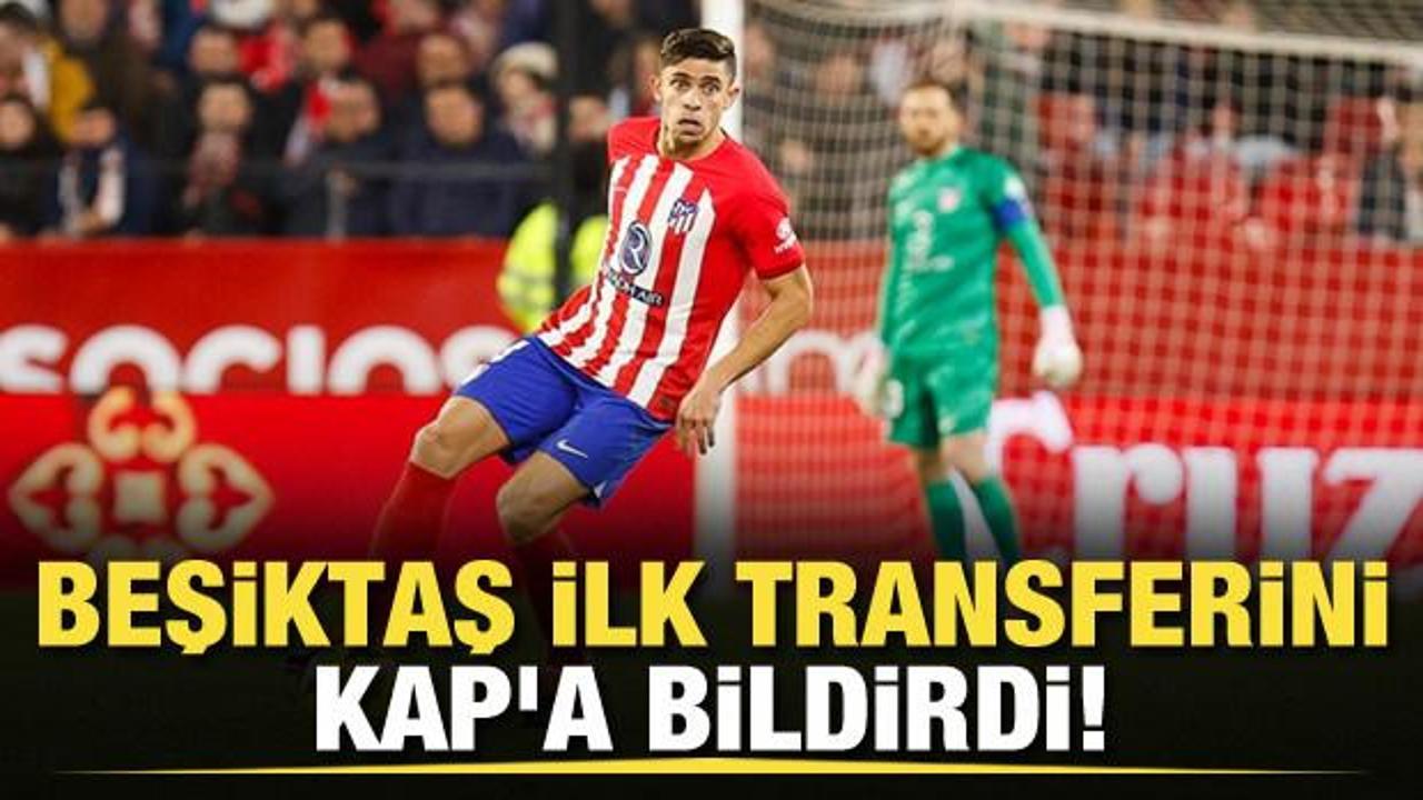 Beşiktaş ilk transferini KAP'a bildirdi!